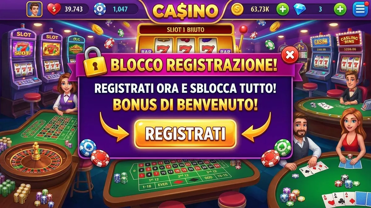 Registrazione con bonus